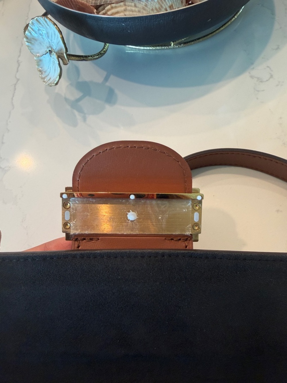 Louis Vuitton Monogram Canvas Two-Tone Brown Crossbody Bag Small - Picture 3 of 6